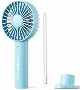 Jancane Handheld Fan, USB Rechargeable Mini Portable Fan with Base, 10H Battery, Strong Wind, Sma...