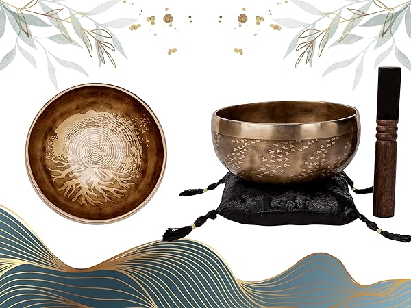 Tree of Life Tibetan Singing Bowl
