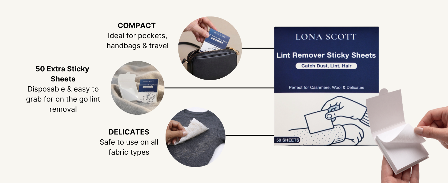 Lona Scott Lint Remover Sticky Sheets