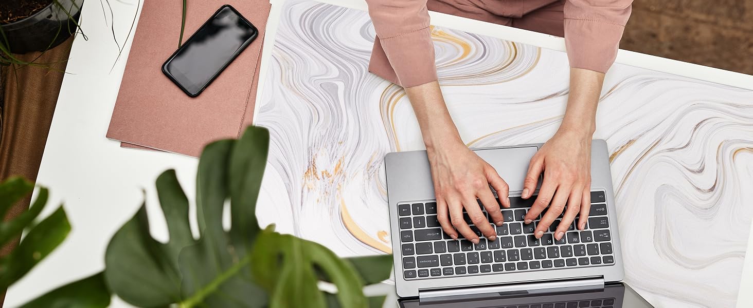 Leather Large Mouse Pad - Designed for Comfort and Productivity!