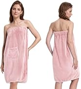 PJGGZ Towel Wrap for Women After Shower, Super Absorbent &amp; Quick Dry Spa Bathrobes Lightweight Wi...