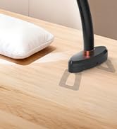 Yokilly Arc Half Moon Light: 16" Half Moon Light with Foldable Bracket for Desk Salon Table Use -...