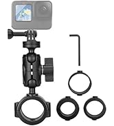 VINmounts Aluminum Motorcycle Mount, 360-degree Adjustable Mount Compatible with GoPro Hero 13, 1...
