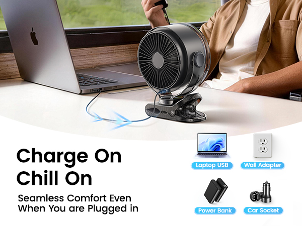 usb clip fan