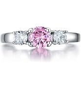 AILAAILA Birthstone Rings Size 1-10 Cubic Zirconia Stainless Steel Birthday Mother's Ring Daughte...