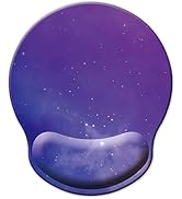 Mouse Pad with Wrist Support, Ergonomic Mouse Pad with Memory Foam Wrist Rest Cushion, Non-Slip R...