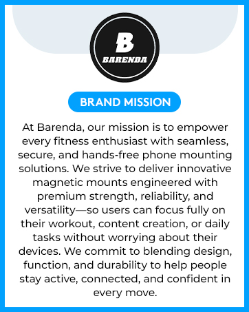 Magnetic Phone Holder for Gym