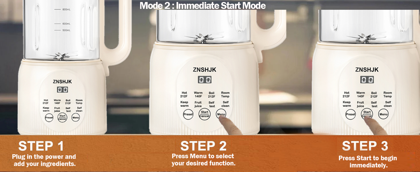 Immediate Start Mode