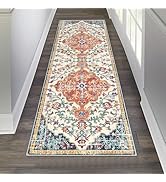 Pauwer Vintage Runner Rug 2x6, Farmhouse Distressed Area Rug, Washable Rug Runner, Non Slip Floor...