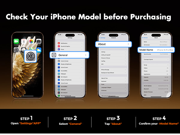 UNBREAKcable iPhone 15 Pro Max Screen Protector Tempered Glass