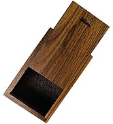 TATMOHIK Small Wooden Box with Sliding Lid Walnut Wood Box with Lid Top for Wedding Gifts for Cou...