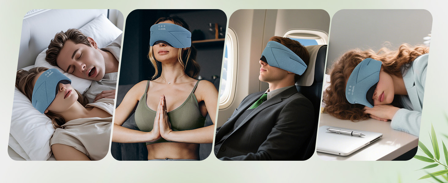sleep mask with headphones
