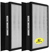 Replacement HEPA A2 Size Filter, Compatible with Filtrete Room Air Purifier Devices FAP-C02-A2, F...