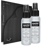 OPTIPAK Sparkle Anti-Reflective Lens Cleaner Spray kit | (2) 2oz Glasses Cleaner Spray + (2) Micr...