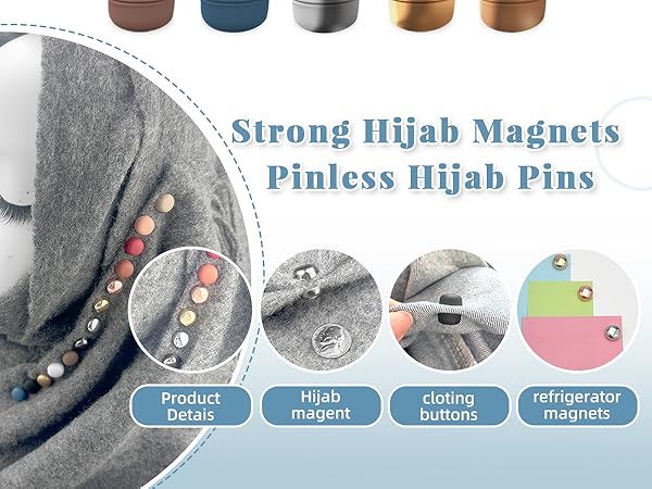 magnetic hijab pins