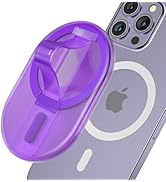 Magnetic Finger Phone Grip for MagSafe Stand, Phone Grip Strap Holder as Kickstand, Magnetic Phon...