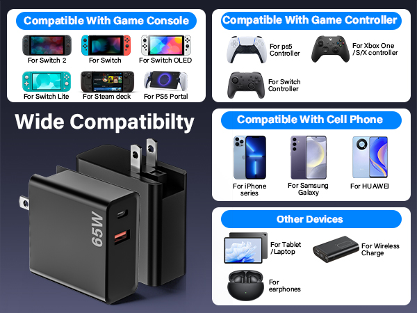 Charger for Nintendo Switch 2