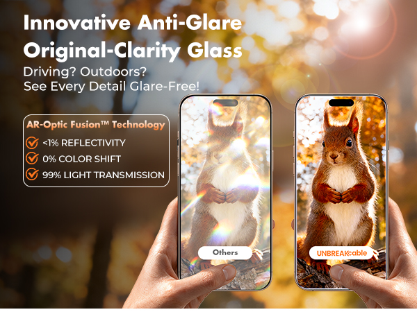 Anti-Glare Screen Protector for iPhone 16 Pro Max