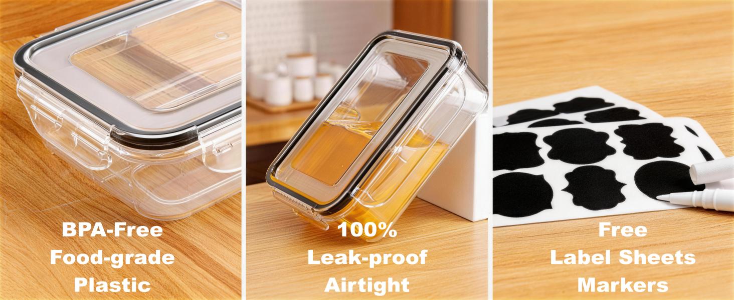 Food Storage Containers with Lids
