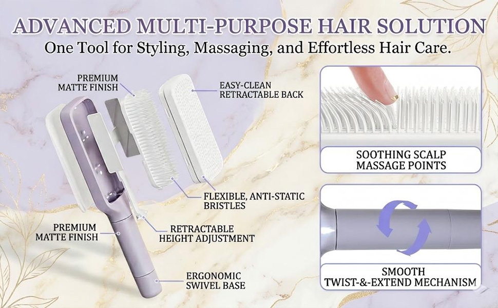 Retractable Hair Brush