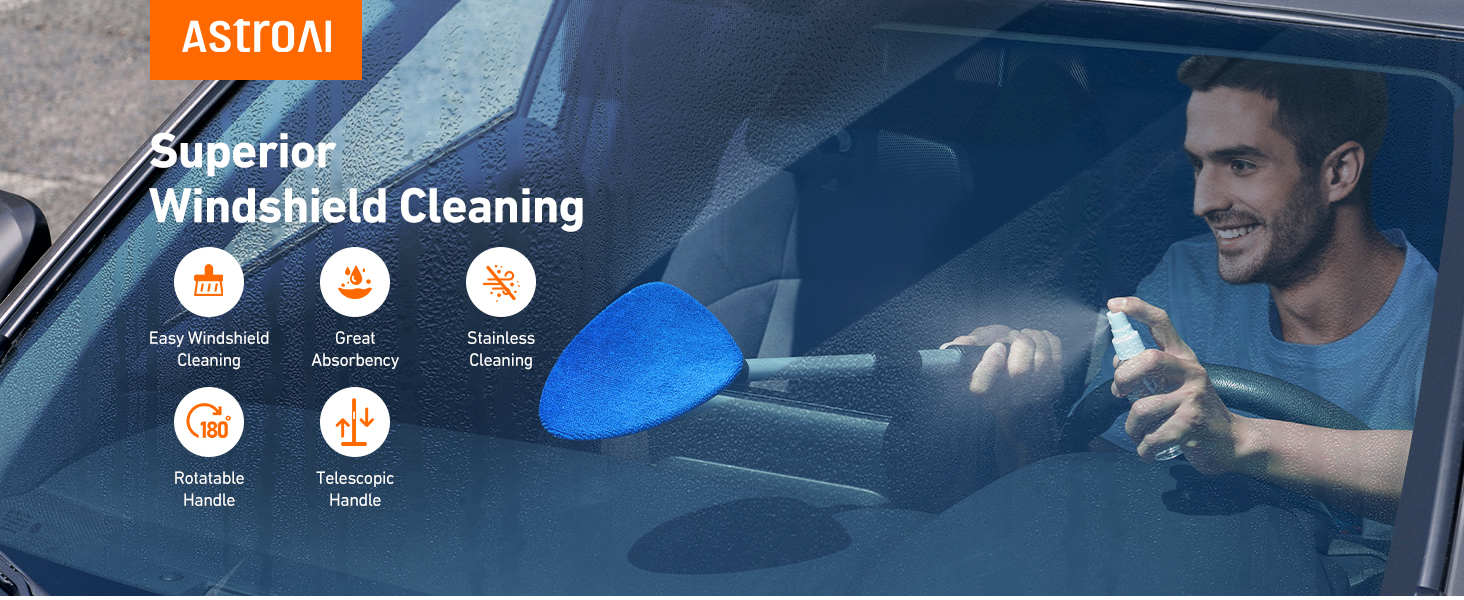 Windshield Cleaner blue