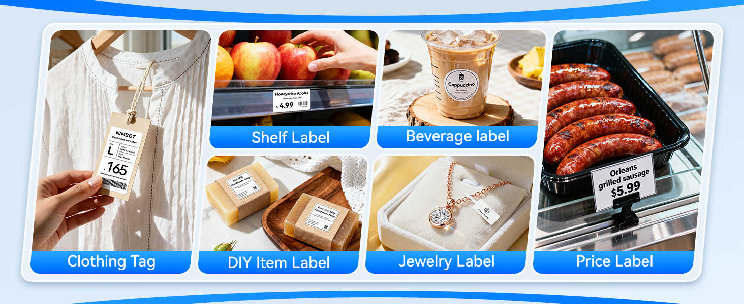 niimbot b1 label maker for small business