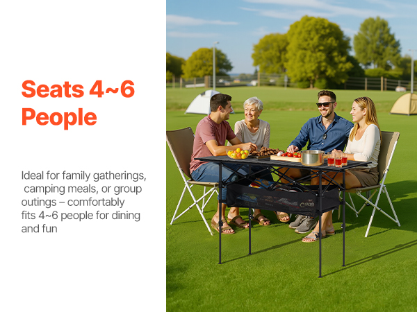 folding camping table