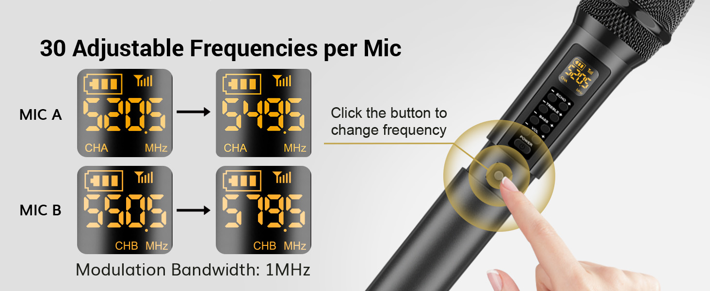 TONOR.Wireless.Microphone.with.Treble.Bass.Echo