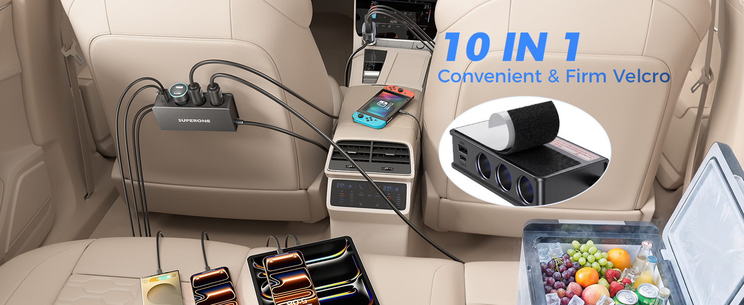 10 IN 1 Convenient &amp;amp; Firm Velcro