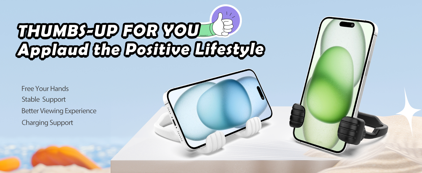 Christmas Stocking Stuffers for Teen Men Women Adults Gifts: Thumbs Up Phone Stand Holder
