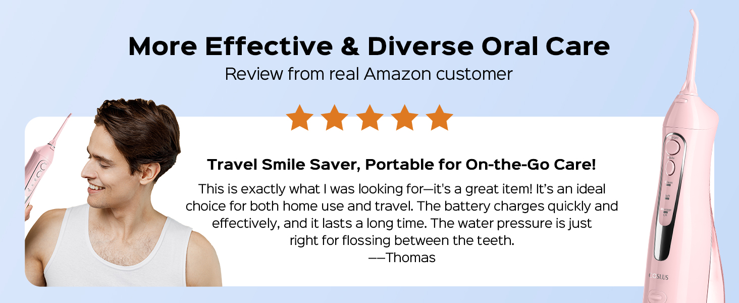 Selección de dientes dentales Flosser de agua Keep your teeth clean