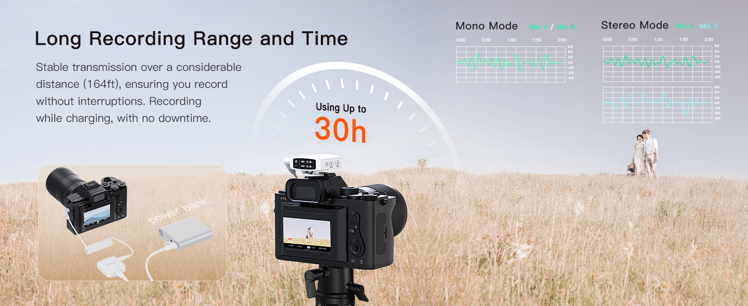 recording wireless lapel microphones