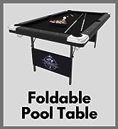 Fat Cat by GLD PRODUCTS Trueshot 6 Ft. Pool Table | Folding Legs for Storage | 64-6035 model