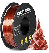GIANTARM 3D Printer Filament, Silk Copper Pla Filament, 1Kg(2.2lbs) Spool, 1.75mm Dimension Accur...