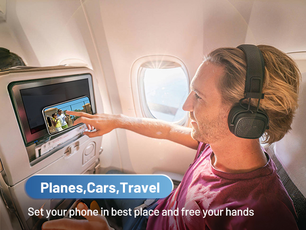 use the ring holder to attach on the metal surface to watch video when you are in the vehicle