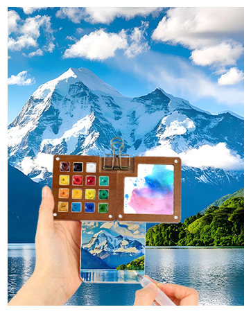 mini water color travel set