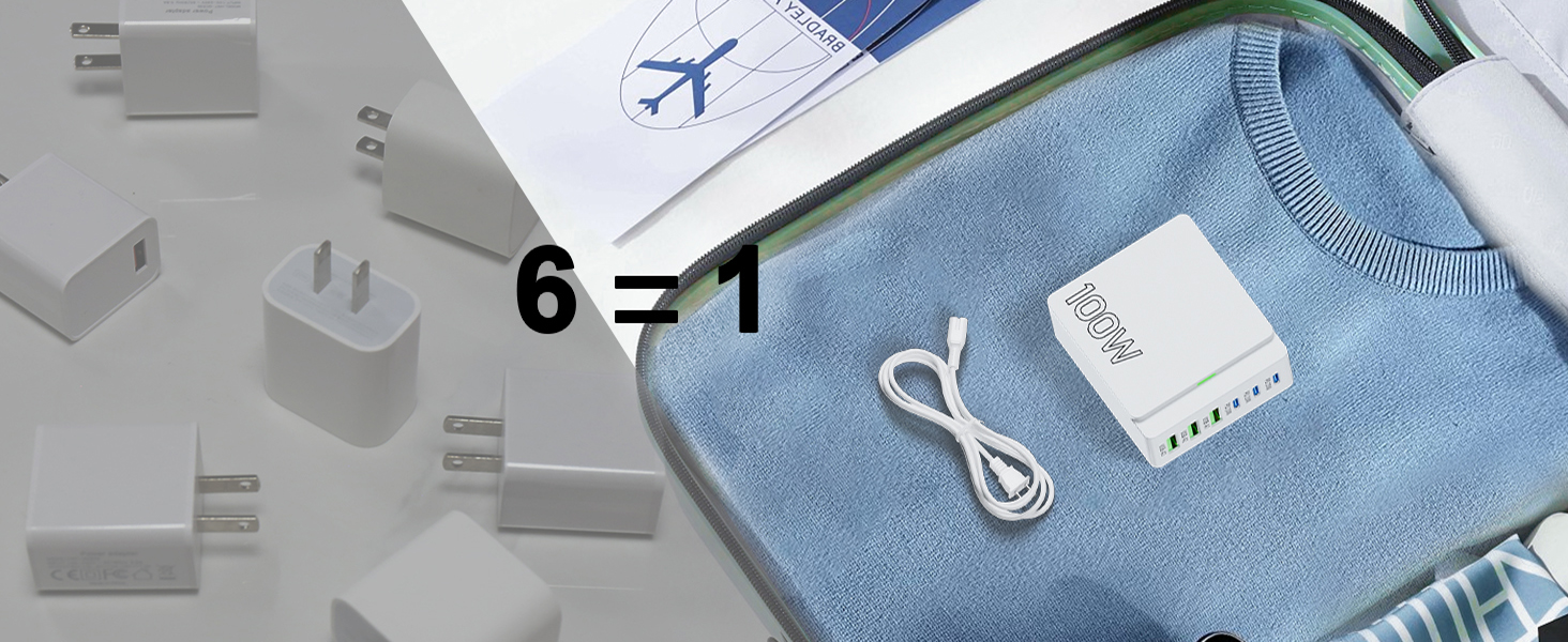 small and lightweight travel charger