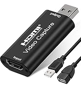 AMZHRLY 4K HDMI to USB 2.0 Video Capture Card 1080P Cam Link Card Game Capture Card Adapter Scree...