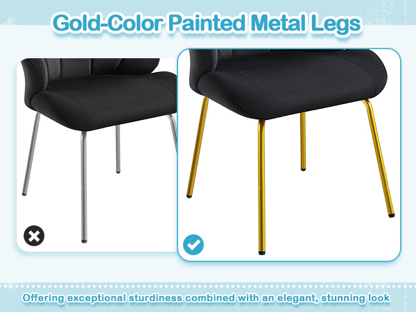 vanity chair with gold metal legs