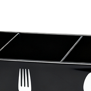 Acrylic Cutlery Storage Organizer Bin