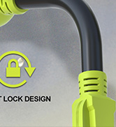 50 Amp to 15 Amp RV Adapter Cord with Locking Connector