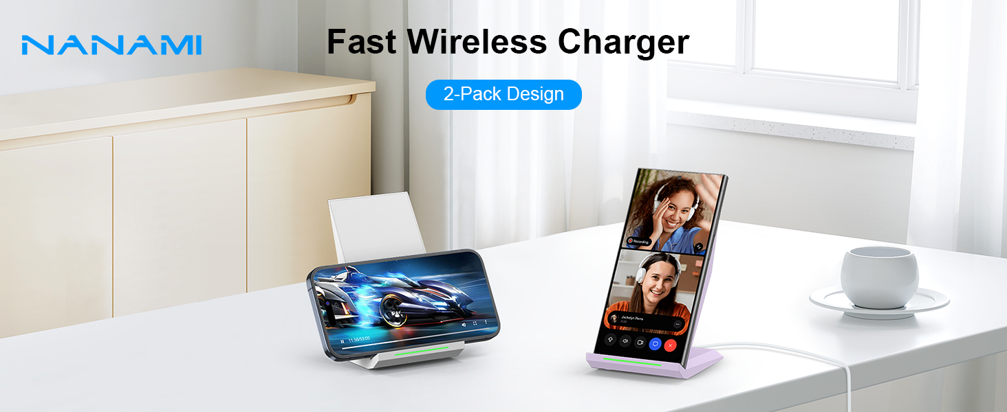 wireless charger 2 pack