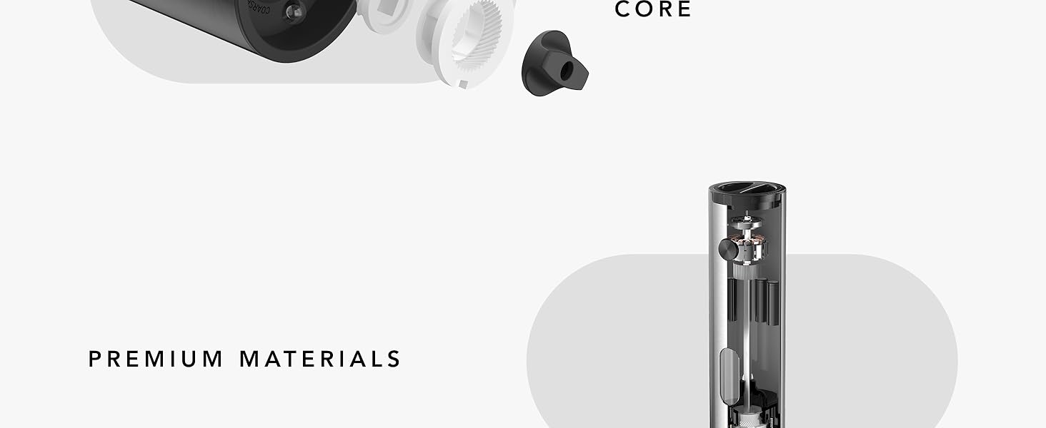 Electric Salt and Pepper Grinder Set