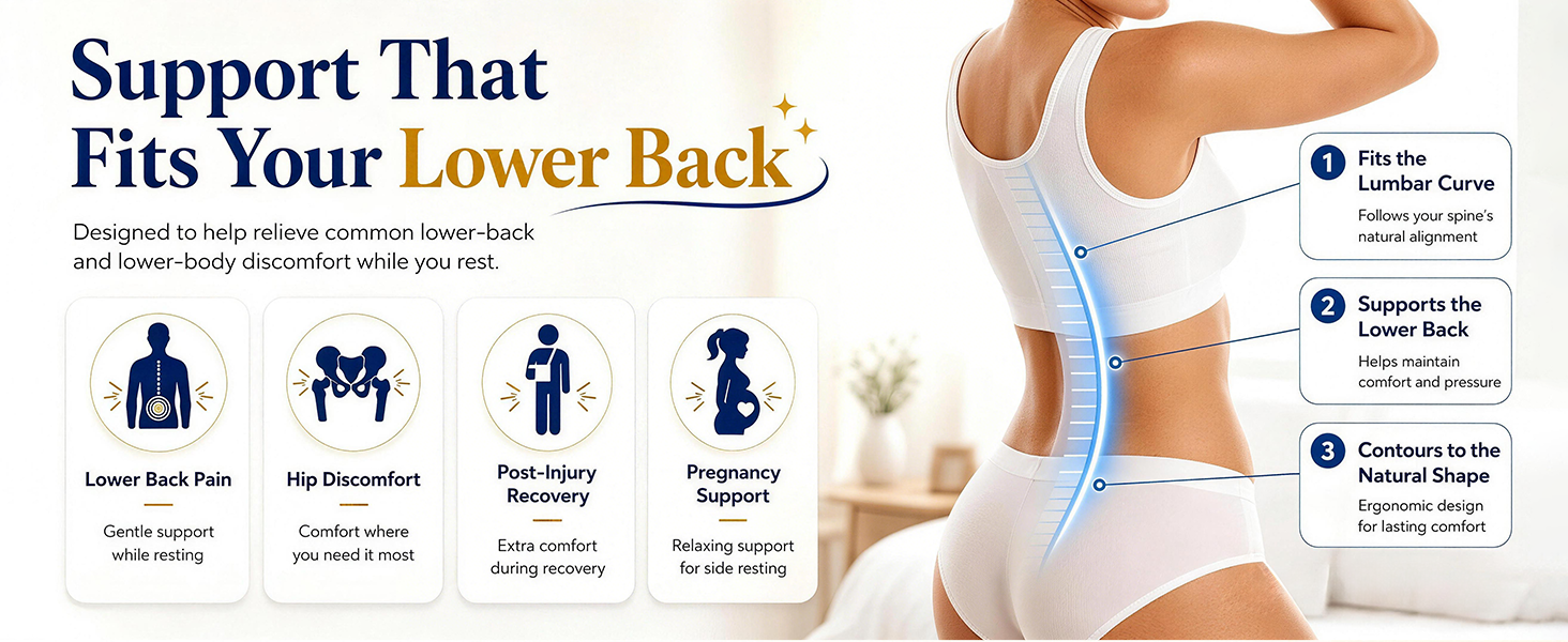 Lumbar Pillow for Sleeping