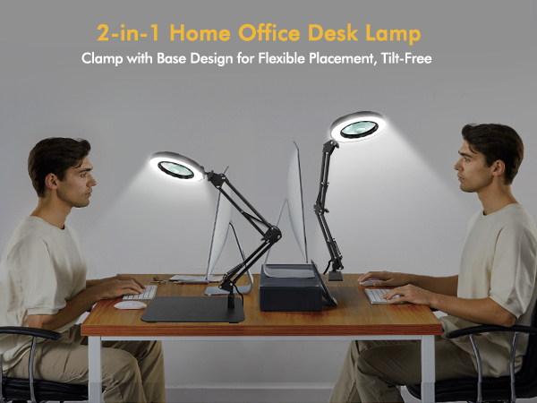 magnifying glass with light for close work