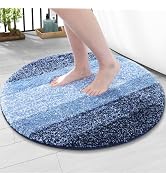 Arotive Microfiber Bathroom Rugs, Shaggy Soft and Absorbent Bath Rug, Non-Slip, Thick Plush Machi...