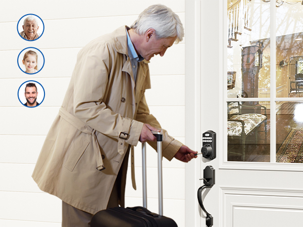 front door lock set keyless entry