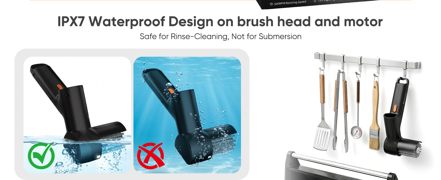 electric grill cleaner for outdoor grill