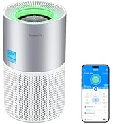 GoveeLife Smart Air Purifier for Homes and Large Rooms with Detachable Pre-filter, Air Quality Mo...