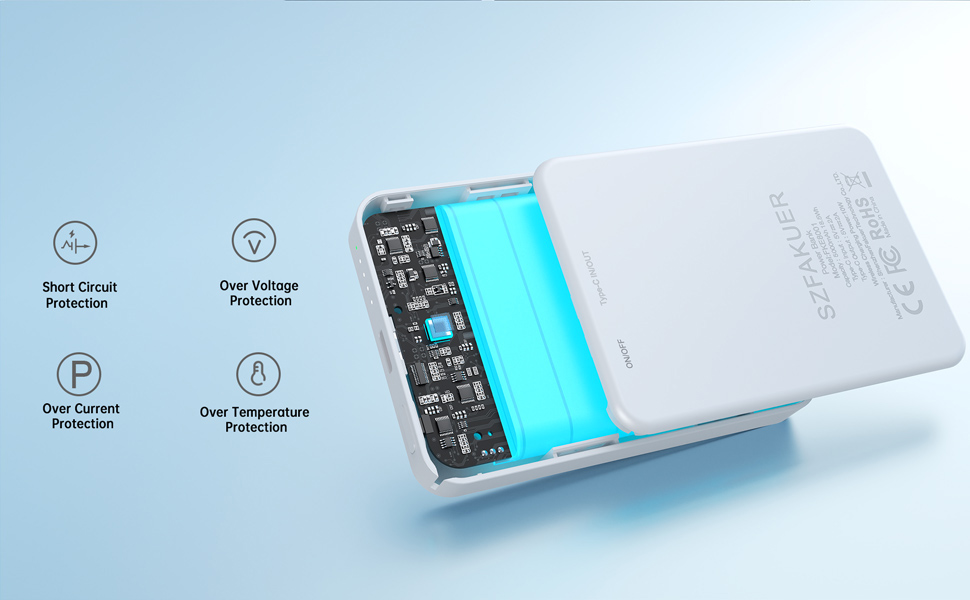 5000mAh Magnetic Portable Charger